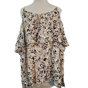 Pennington's Women's Tiered Floral Tank‎ Top Size 3x Plus Size